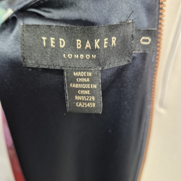 Ted Baker Brynee Floral Dress Size 0 - Picture 9 of 12